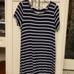 Hollister Striped T-shirt Dress